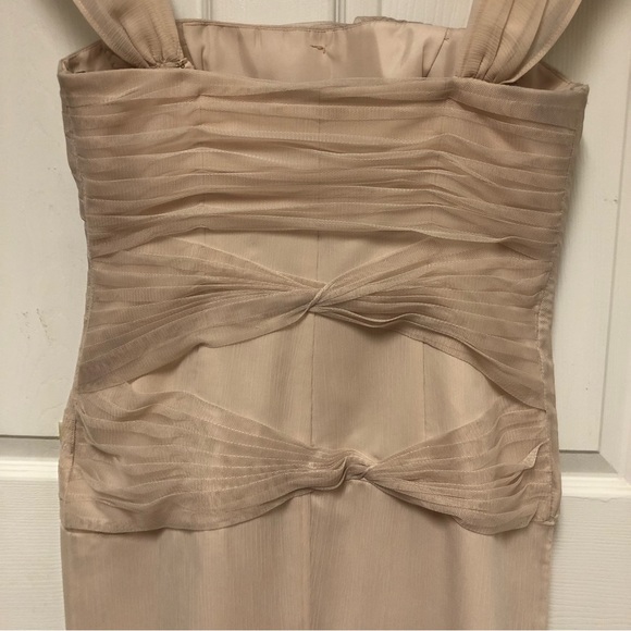 White by Vera Wang Sleeveless Tulle Formal Dress - Picture 8 of 15